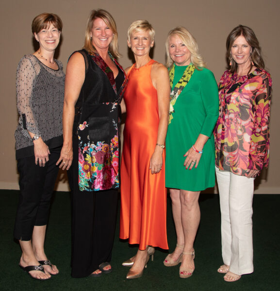 Executive Committee members Tricia Gehrlein, Susan Butler, Lisa Ford and Donna Sturgeon with Lauren
