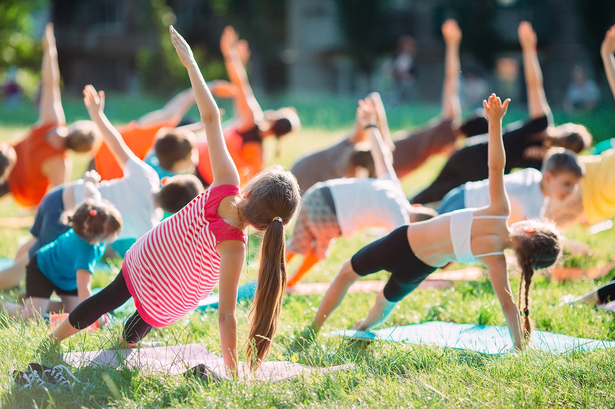 Yoga in the park