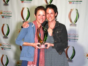Business award winners Laura and Dana Laffranchini of Harvest Health
