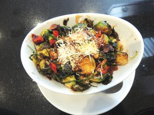Sauteed Brussel sprouts