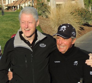 President Clinton and Gary Player