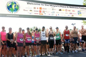 Ready runners at the 2012 Mayor’s Race & Wellness Festival