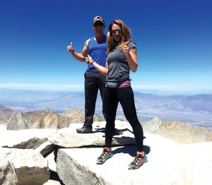 Di Francesco and Toscana trainer Chet Sheehan ascend Mt. Whitney in a single day.