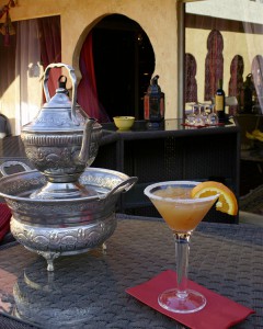 The Morocco-tini awaits evening guests at the El Morocco.